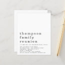 Search for family reunion invitations Simple