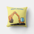 Search for excavator pillows Cute