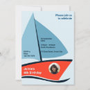 Search for boat birthday invitations Modern