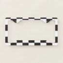 Search for racing license plate frames Checkered flag