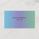 Search for gradient business cards Blue