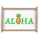 Search for hawaiian serving trays Island