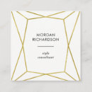 Search for edgy business cards Geometric