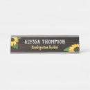 Search for sunflower name plates Yellow