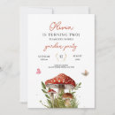 Search for mushroom birthday invitations Garden party