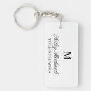 Search for black and white keychains Minimal
