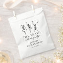 Search for bachelorette favor bags Black and white