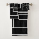 Search for black and white bath towels Minimalist