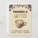 Search for a latte thank you cards Teacher appreciation