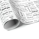 Search for thank you wrapping paper Thanks