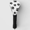 Search for animal print golf head covers Black and white
