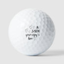 Search for lost golf balls Black and white