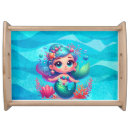 Search for mermaid serving trays Sea