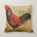 Search for french country pillows Rooster