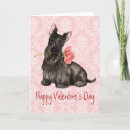 Search for scottish terrier valentines day cards Scotty