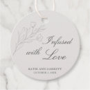 Search for floral wedding favor tags Flowers
