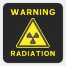 Search for nuclear stickers Radiation symbol