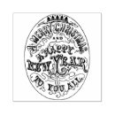 Search for merry christmas happy new year rubber stamps Typography