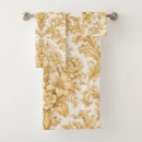 Search for floral bath towels Gold