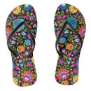 Search for floral sandals Black