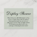 Search for bridal shower enclosure cards Calligraphy