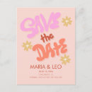 Search for vintage save the date postcards Groovy