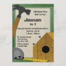 Search for tool party invitations Wood