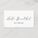 Search for minimal business cards Hair stylist