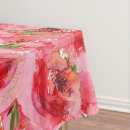 Search for pink floral tablecloths Watercolor