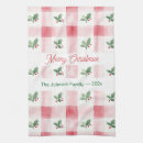 Search for pink christmas kitchen towels Red