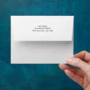 Search for thank you note envelopes Return address