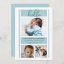 Search for two sided birth announcement cards New parents