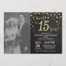 Search for 15 year anniversary invitations 15th anniversary party