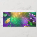 Search for mardi gras save the dates Purple