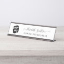 Search for human resources name plates Simple
