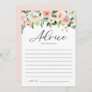 Search for bridal shower advice cards Watercolor