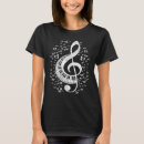 Search for musical notes tshirts Clef
