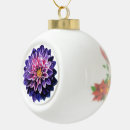 Search for dahlia flower ornaments Violet