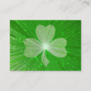 Search for clover business cards Good luck