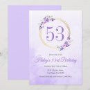 Search for 53rd birthday invitations Elegant