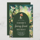 Search for fairy invitations Whimsical mushroom wildflower greenery