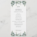 Search for 4x9 wedding programs Watercolor