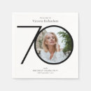 Search for 70th birthday napkins Modern