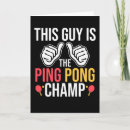 Search for ping pong cards Tennis