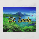 Search for st lucia postcards Pitons