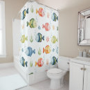 Search for tropical shower curtains Cartoon