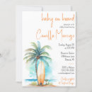 Search for palm trees baby shower invitations Beach