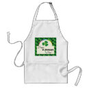 Search for st patricks day aprons Clover