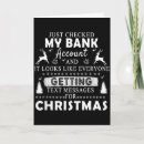 Search for accountant christmas cards Bank account