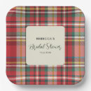 Search for rustic bridal shower plates Gingham